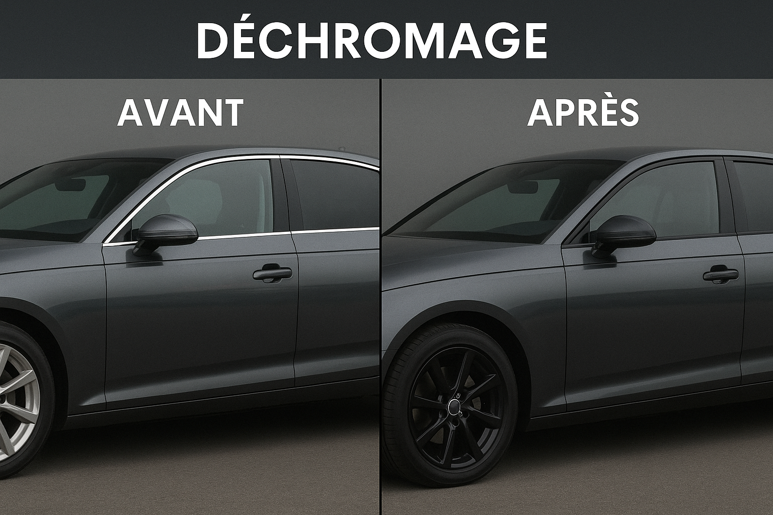 DECHROMAGE Fenêtres bas ( + haut en option)